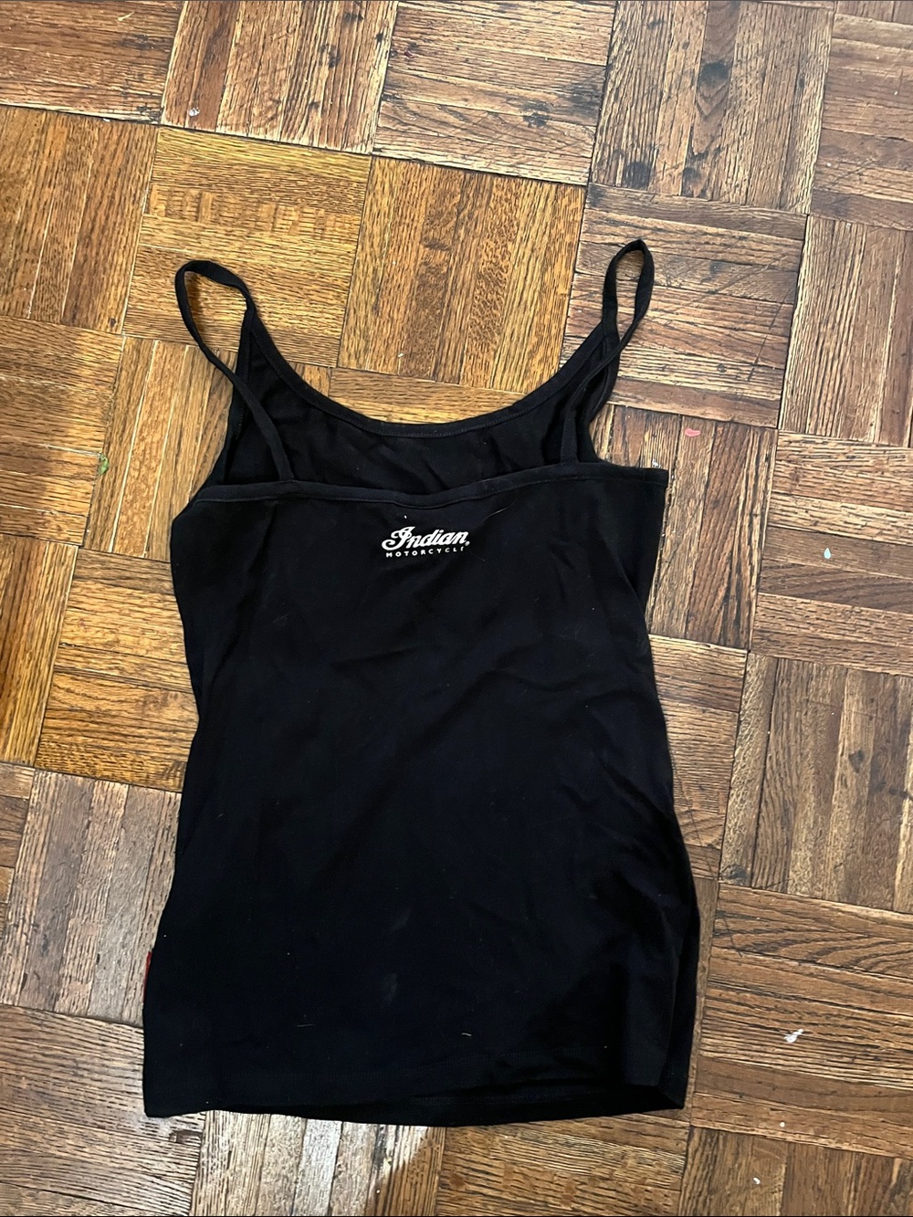INDIAN MOTORCYCLE Women's Black Logo Tank Top, great cond XS - Picture 5 of 7